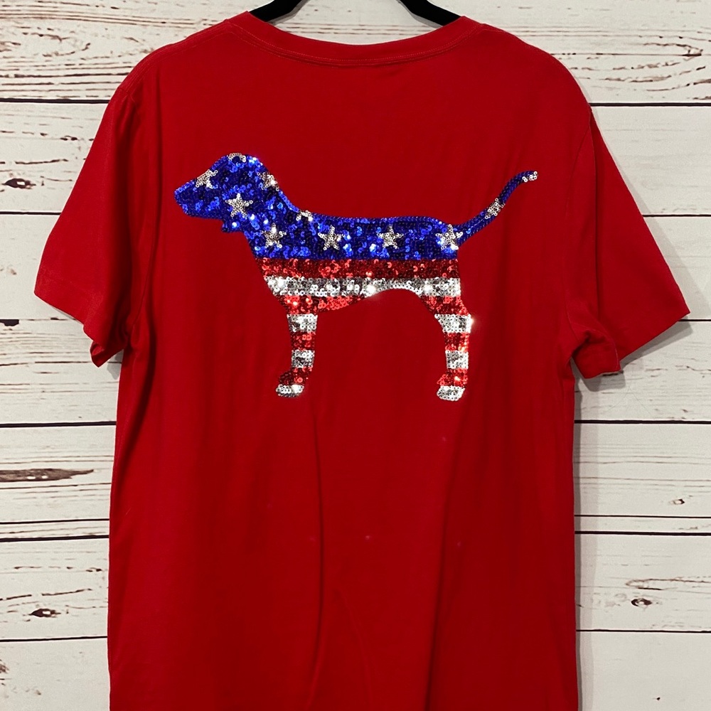 Victoria’s Secret PINK American Flag T-shirt